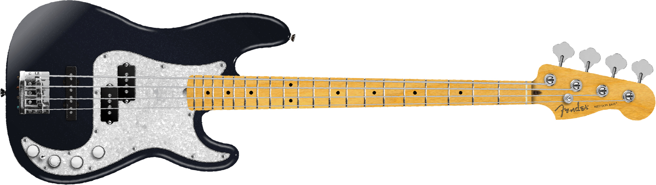 Fender Precision Bass Active Player Ii Modified Mex Mn - Dusk - Solid body electric bass - Main picture
