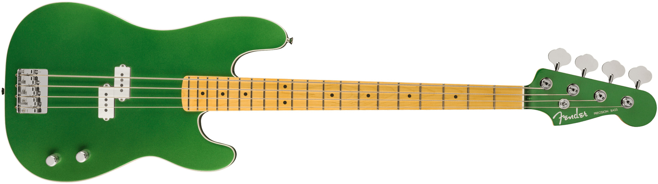 Fender Precision Bass Aerodyne Special Jap Mn - Speed Green Metallic - Solid body electric bass - Main picture