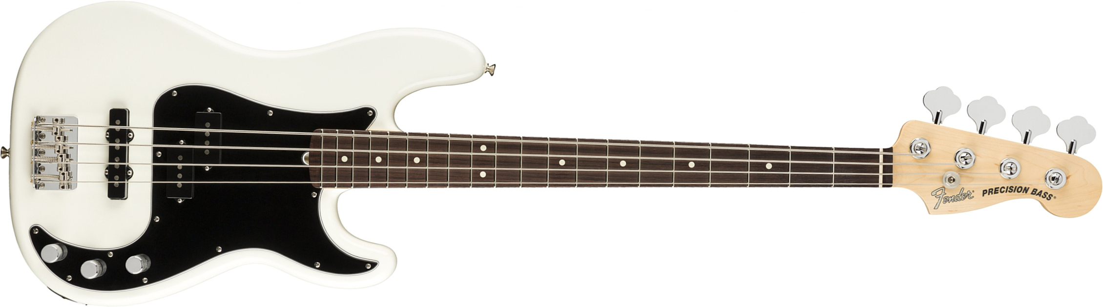 Fender Precision Bass American Performer Usa Rw - Arctic White - Solid body electric bass - Main picture