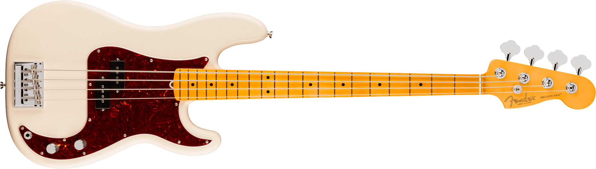 Fender Precision Bass American Pro. Usa Mn - Olympic White - Solid body electric bass - Main picture