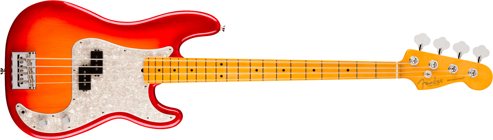 Fender Precision Bass American Pro. Usa Mn - Aged Cherry Burst - Solid body electric bass - Main picture