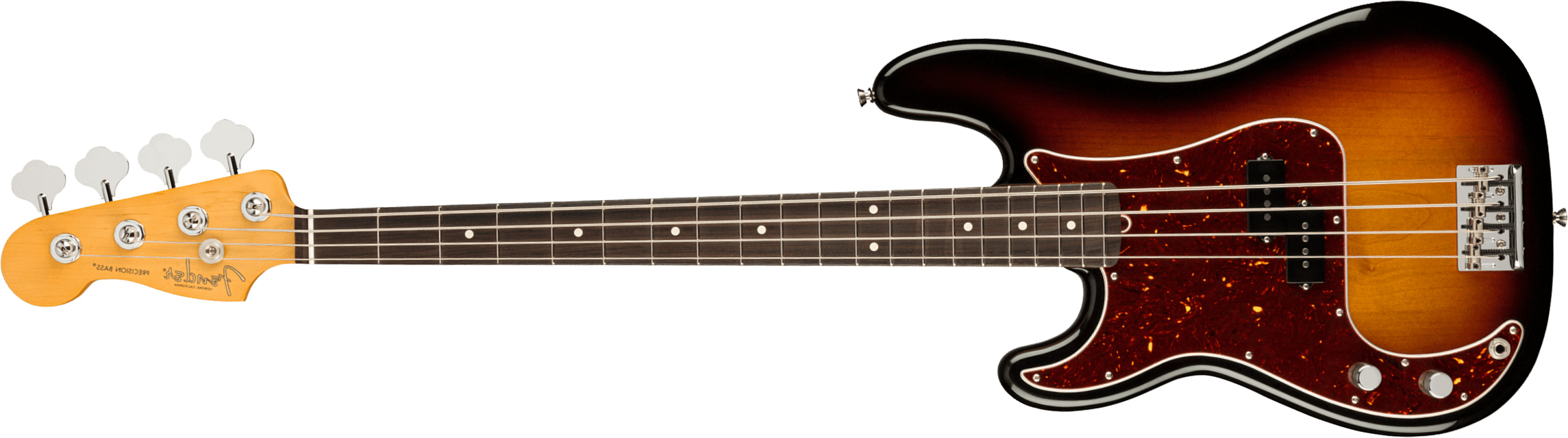 Fender Precision Bass American Professional Ii Lh Gaucher Usa Rw - 3-color Sunburst - Solid body electric bass - Main picture