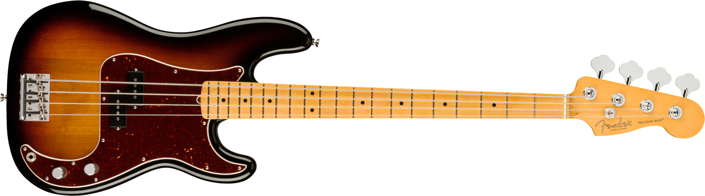 Fender Precision Bass American Professional Ii Usa Mn - 3-color Sunburst - Solid body electric bass - Main picture