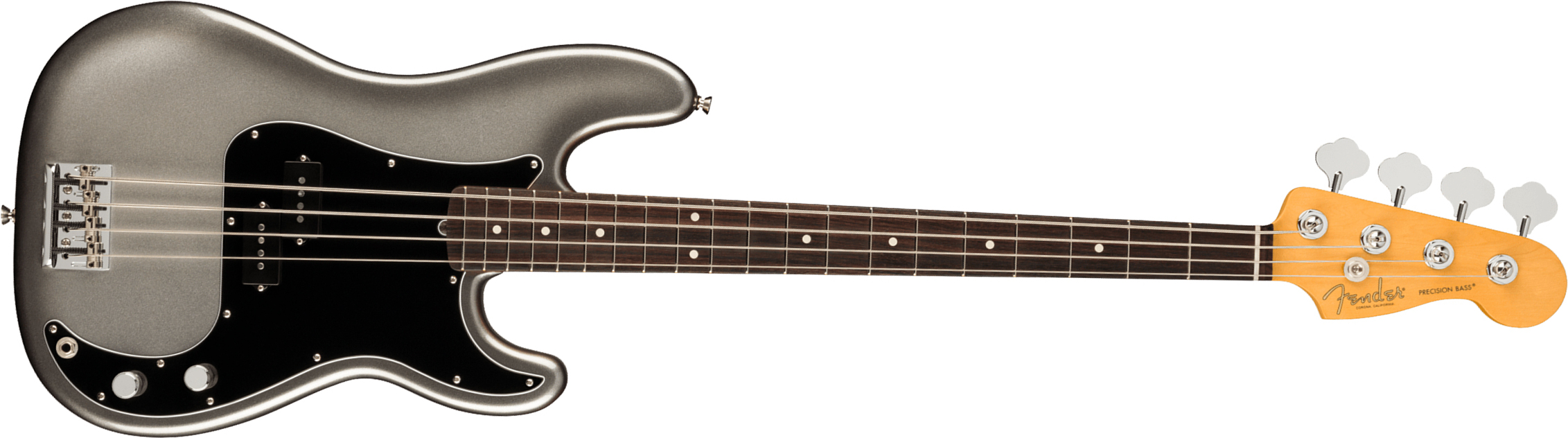 Fender Precision Bass American Professional Ii Usa Rw - Mercury - Solid body electric bass - Main picture