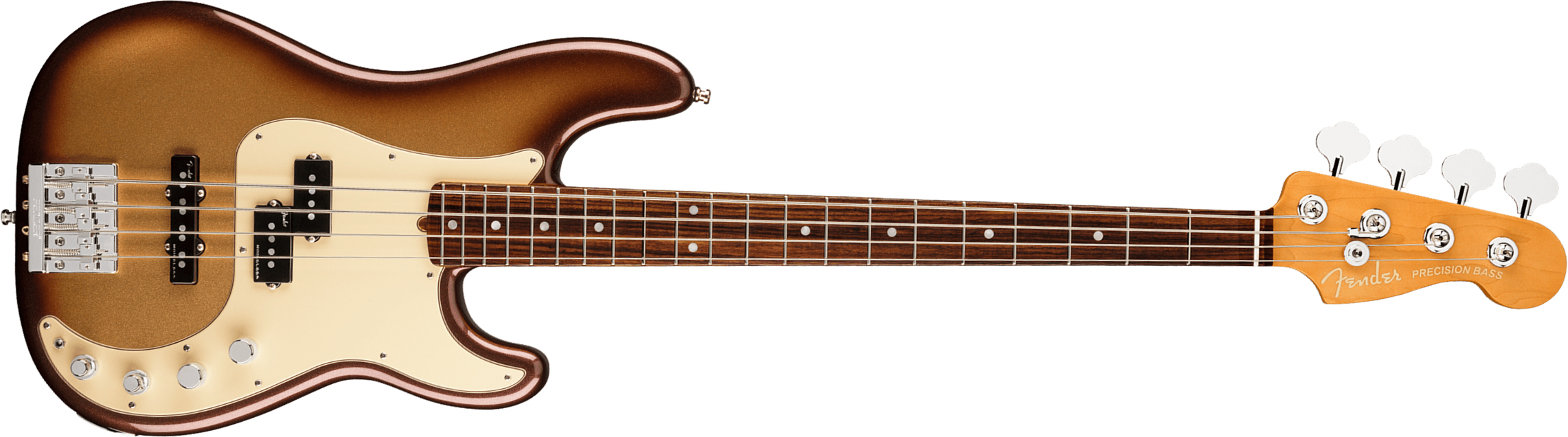 Fender Precision Bass American Ultra 2019 Usa Rw - Mocha Burst - Solid body electric bass - Main picture