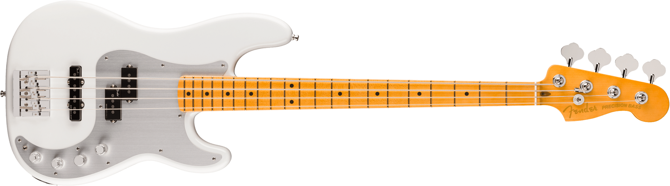 Fender Precision Bass American Ultra Ii Usa Active Mn - Avalanche - Solid body electric bass - Main picture