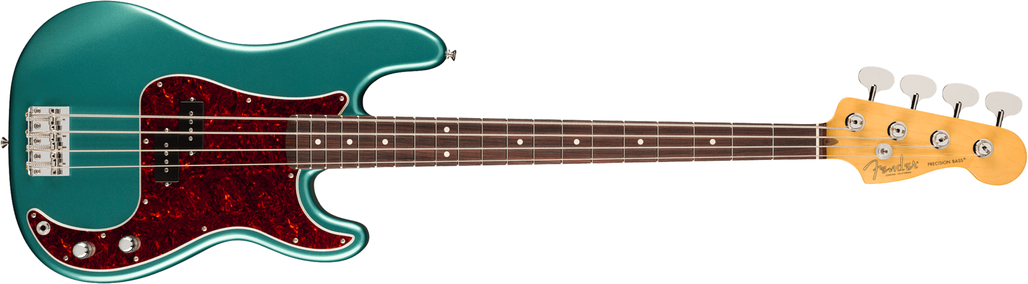 Fender Precision Bass Classic American Professional Usa Rw - Faded Sherwood Green Metallic - Solid body electric bass - Main picture