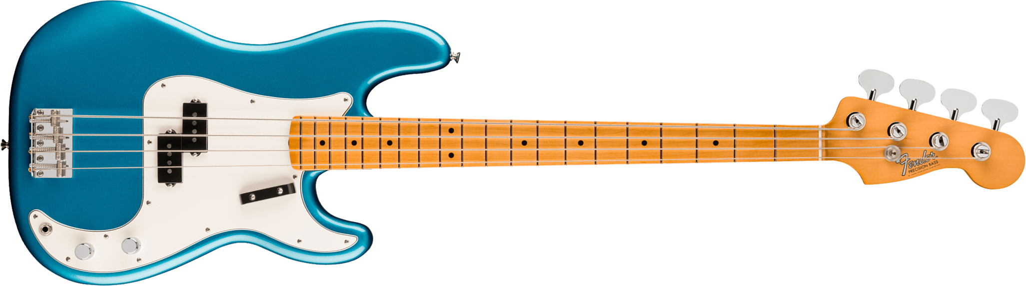 Fender Precision Bass Late 60s Vintera 3 Mex Mn - Lake Placid Blue - Solid body electric bass - Main picture