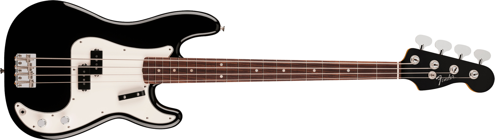 Fender Precision Bass Late 60s Vintera 3 Mex Rw - Black - Solid body electric bass - Main picture