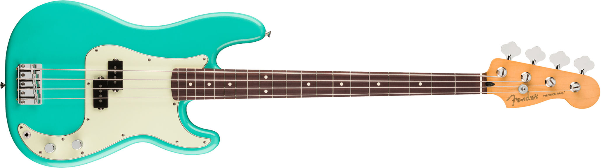 Fender Precision Bass Player Ii 75th Ann. Mex Ht 2s Rw - Seafoam Green - Solid body electric bass - Main picture