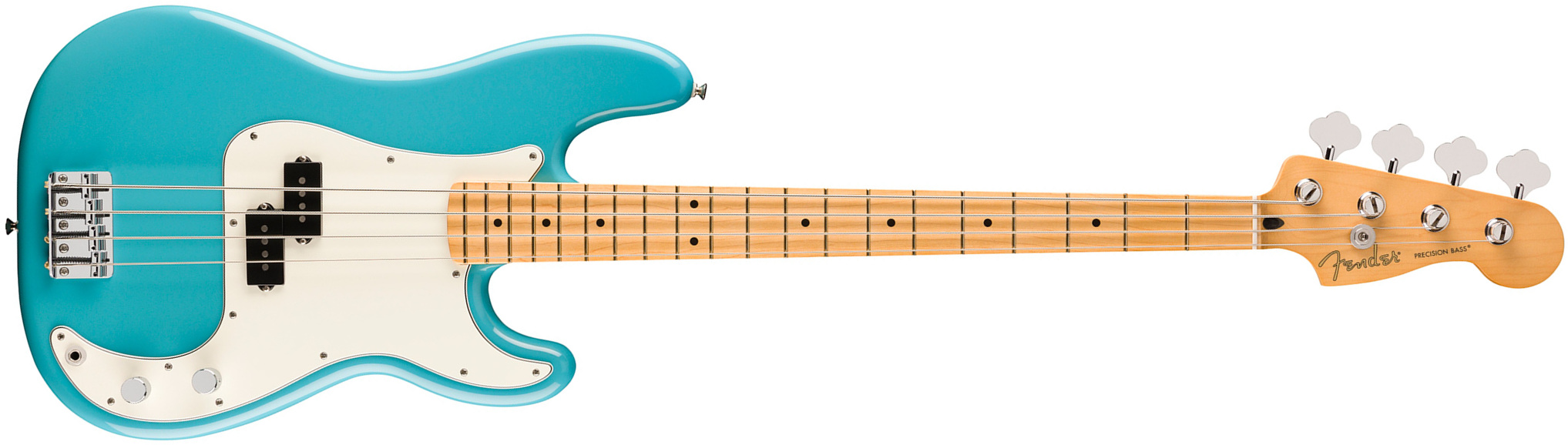 Fender Precision Bass Player Ii Mex Mn - Aquatone Blue - Solid body electric bass - Main picture
