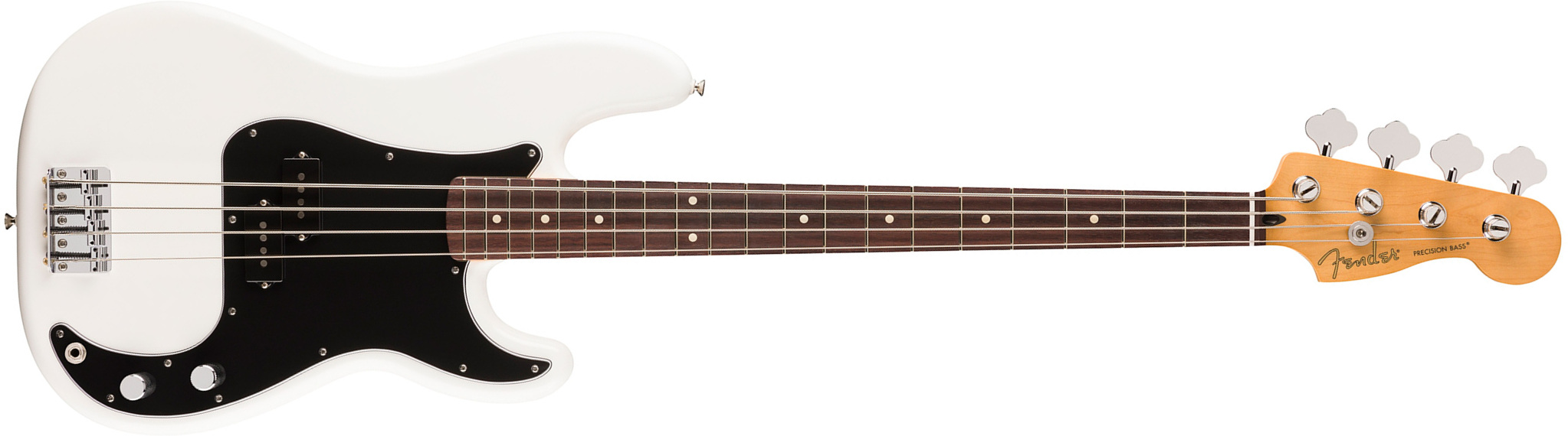 Fender Precision Bass Player Ii Mex Rw - Polar White - Solid body electric bass - Main picture
