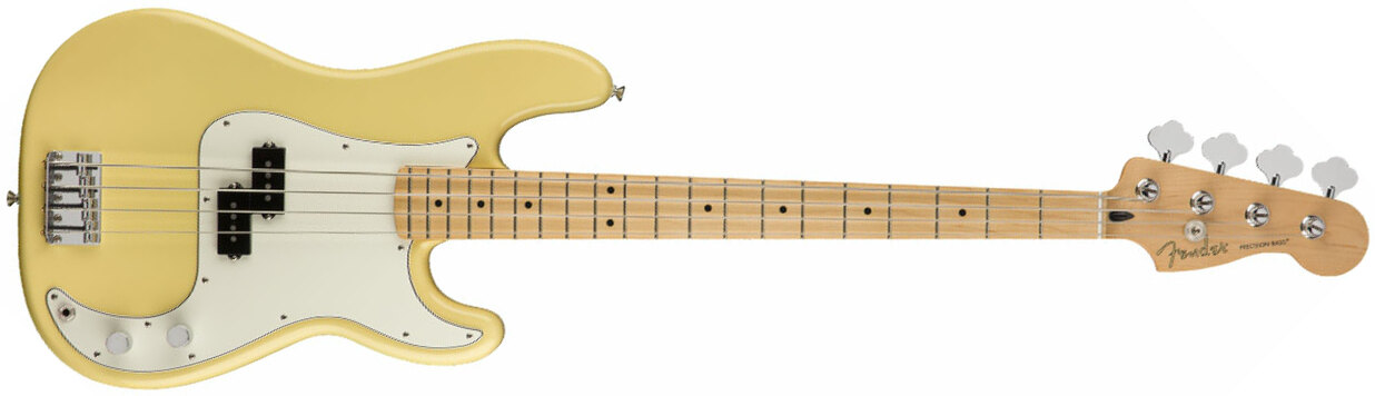 Fender Precision Bass Player Mex Mn - Buttercream - Solid body electric bass - Main picture
