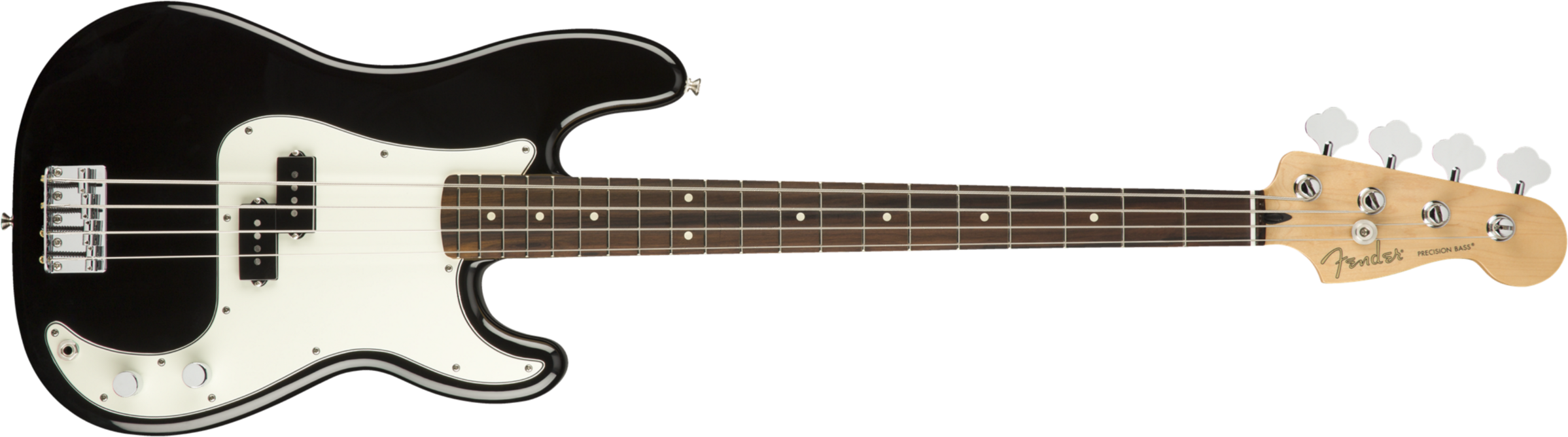 Fender Precision Bass Player Mex Pf - Black - Solid body electric bass - Main picture