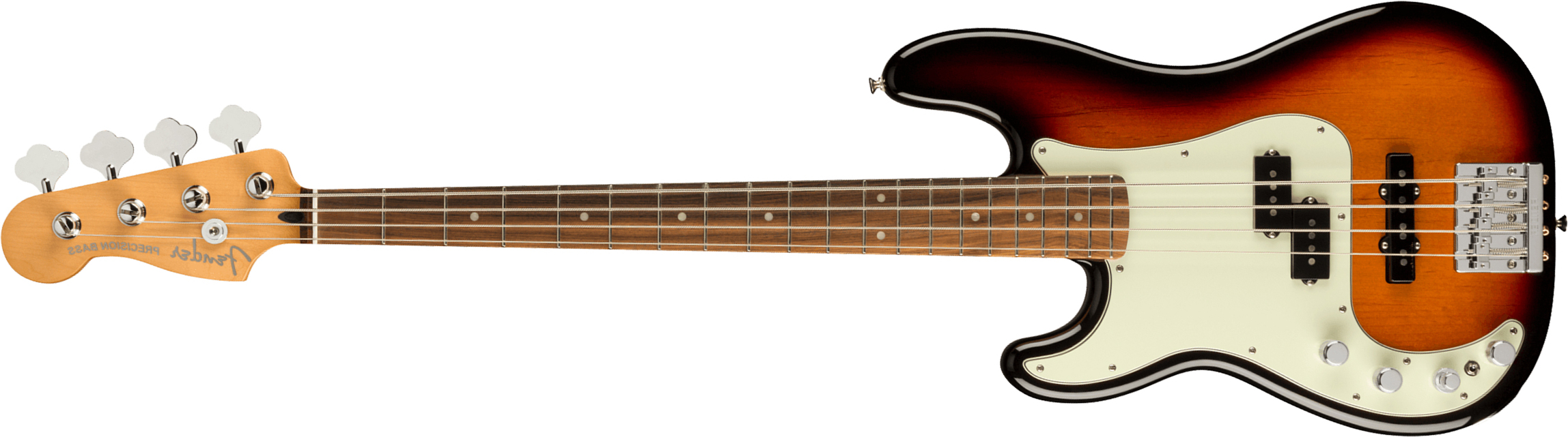 Fender Precision Bass Player Plus Lh Mex Gaucher Active Pf - 3-color Sunburst - Solid body electric bass - Main picture