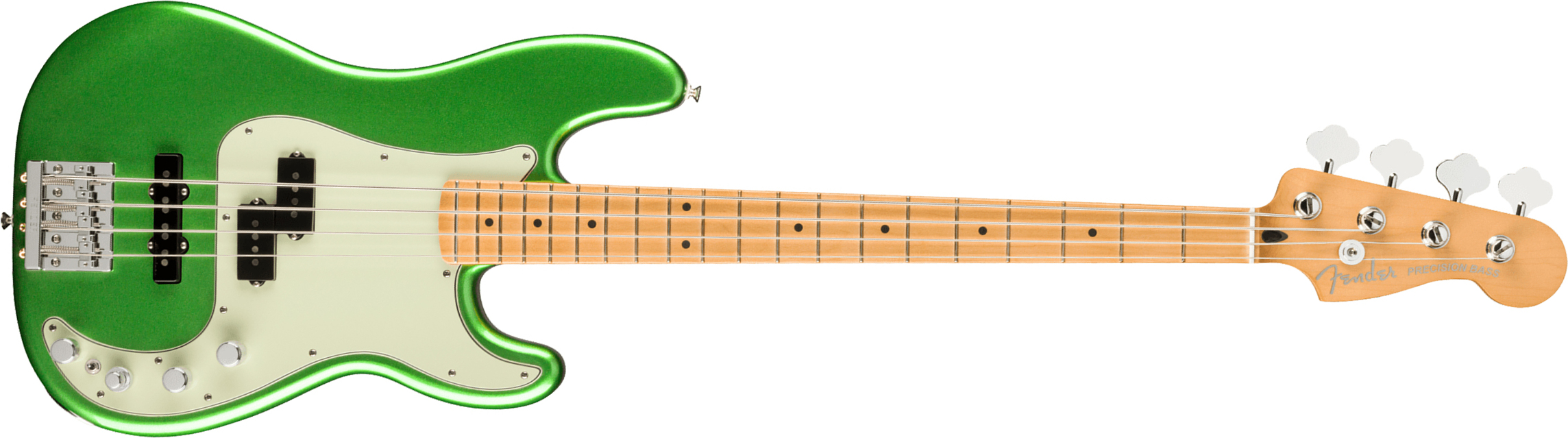Fender Precision Bass Player Plus Mex Active Mn - Cosmic Jade - Solid body electric bass - Main picture