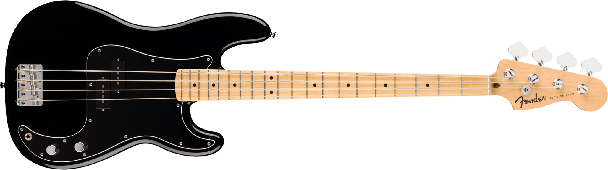 Fender Precision Bass Standard Ind Mn - Black - Solid body electric bass - Main picture