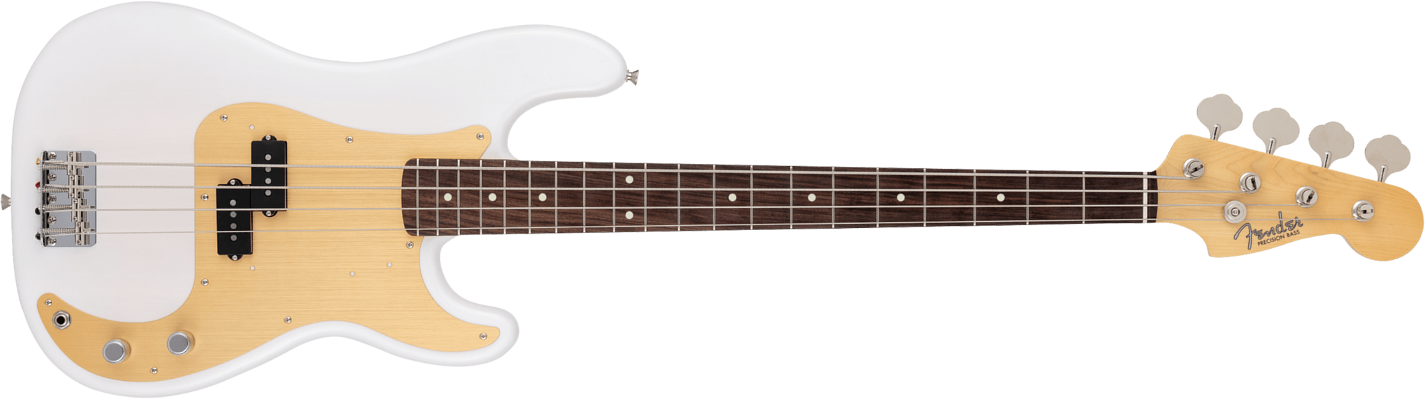 Fender Precision Bass Traditional 50s Jap 2s Trem Rw - White Blonde - Solid body electric bass - Main picture