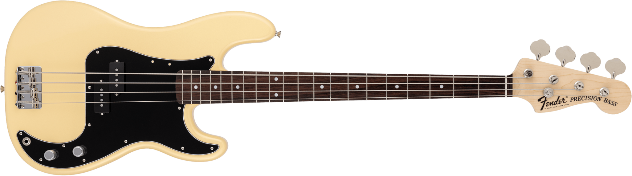 Fender Precision Bass Traditional 70s Jap 2s Trem Rw - Vintage White - Solid body electric bass - Main picture