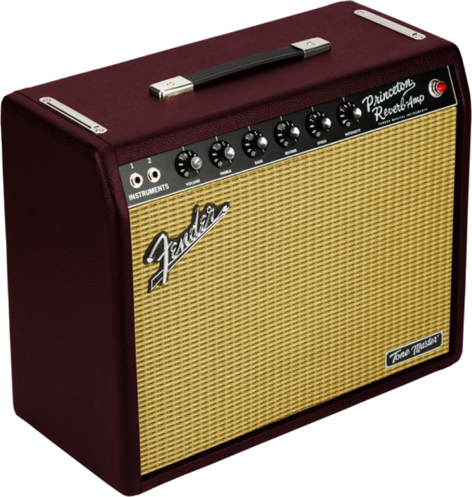 Fender Princeton Reverb Tone Master 0.3/0.75/1.5/3/6/12w 1x10 Ltd Wine/wheat - Electric guitar combo amp - Main picture