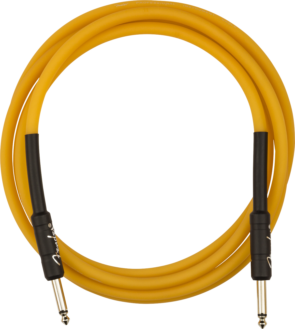 Fender Pro Glow In The Dark Instrument Cable Droit/droit 10ft Orange - Cable - Main picture