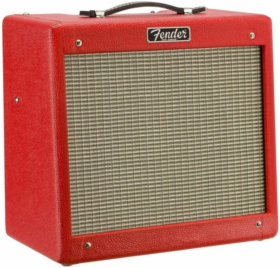 Fender Pro Junior Iv 15w 1x12 Fiesta Red - Electric guitar combo amp - Main picture