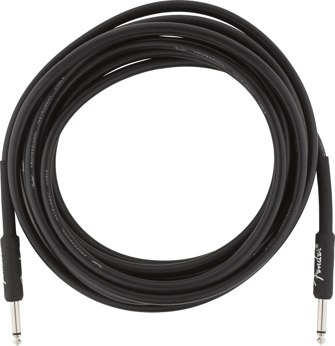 Fender Professional Instrument Cable Droit/droit 15ft Black - Cable - Main picture