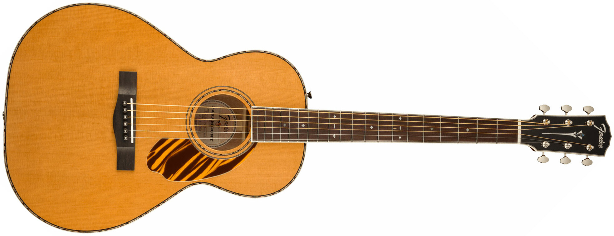 Fender Ps-220e Paramount Parlor Epicea Acajou Ova - Natural - Electro acoustic guitar - Main picture