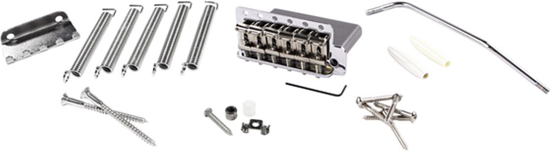 Fender Pure Vintage Strat Tremolo Assembly Nickel - Complete tremolo - Main picture