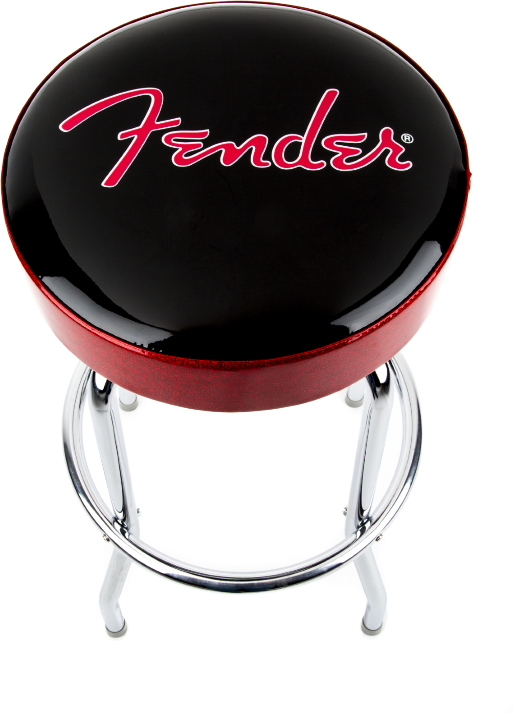 Fender Red Sparkle Logo Bar Stool 30 - Stool - Main picture