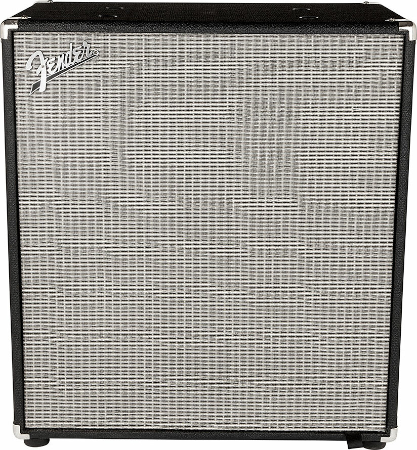 Fender Rumble 410 Cabinet V3 2014 4x10 1000w Black Silver - Bass amp cabinet - Main picture