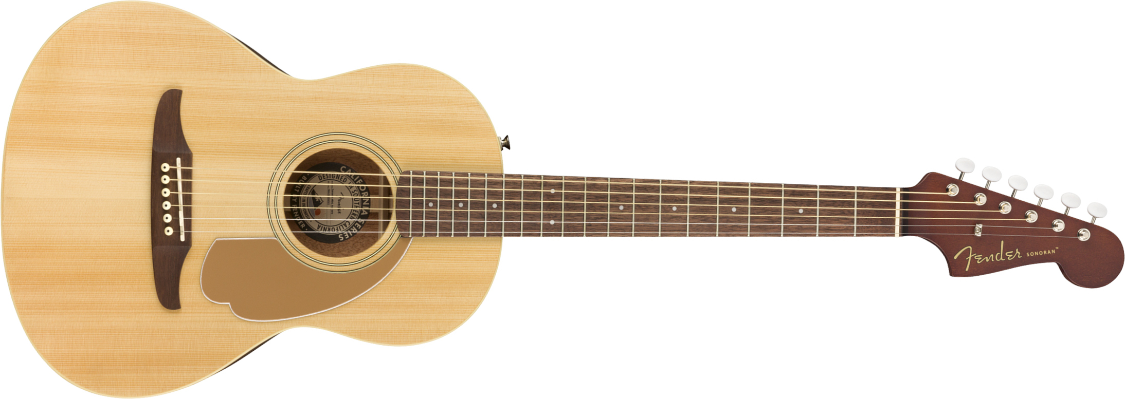Fender Sonoran Mini Epicea Sapele Wal - Natural Satin - Travel acoustic guitar - Main picture