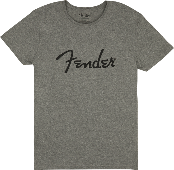 Fender Spaghetti Logo T Grey Medium - M - T-shirt - Main picture