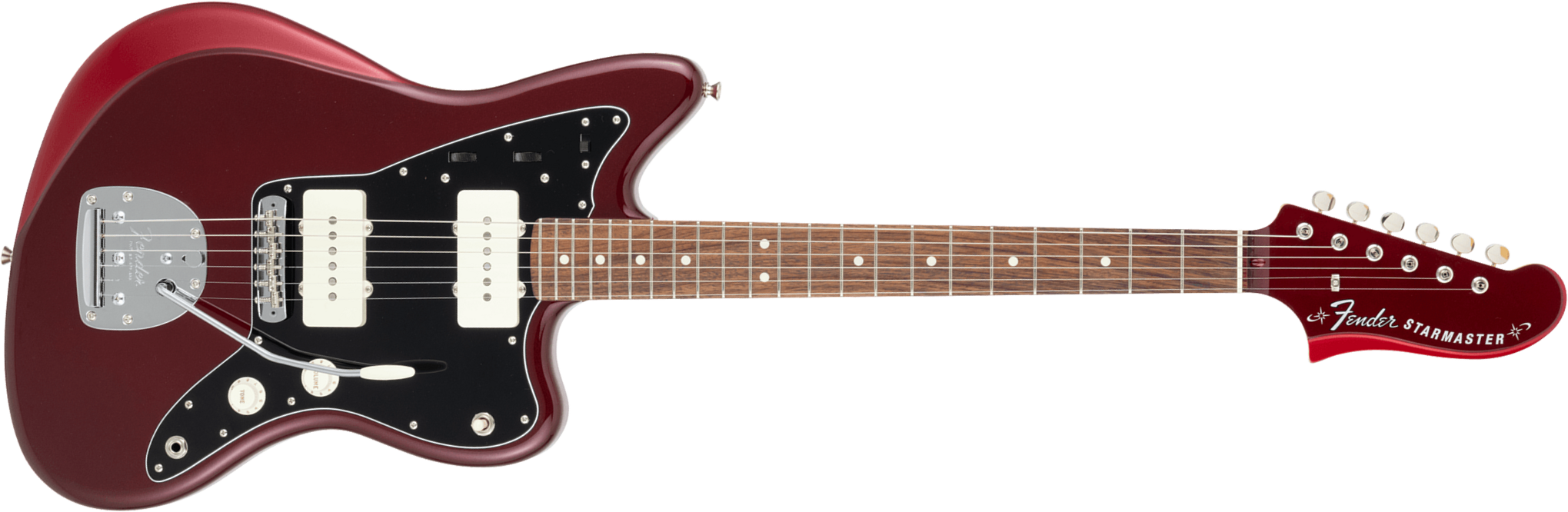 Fender Starmaster Mij Ltd Jap 2s Trem Rw - Candy Apple Red - Retro rock electric guitar - Main picture