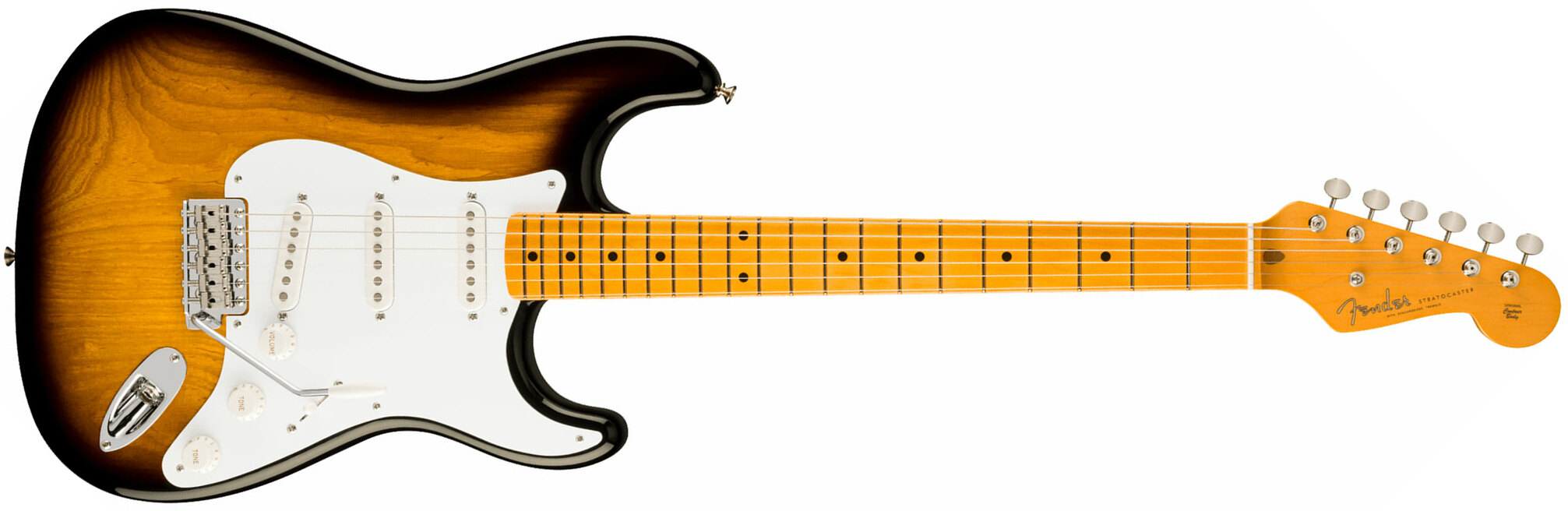 Fender Strat 1954 70th Anniversary American Vintage Ii Ltd Usa 3s Trem Mn - 2-color Sunburst - Str shape electric guitar - Main picture