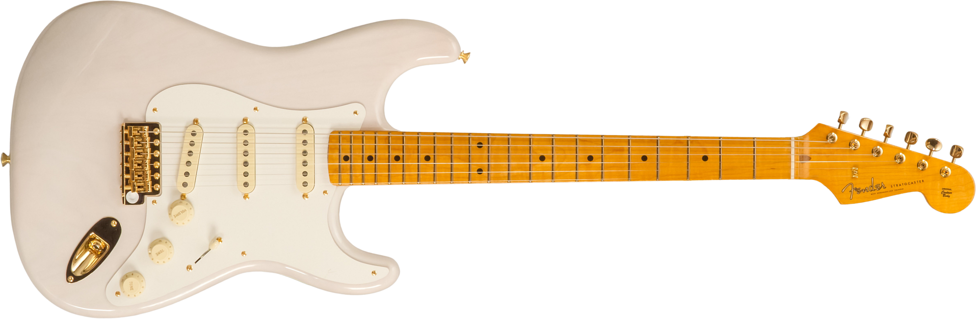 Fender Strat 1957 American Vintage Ii Ltd Usa 3s Trem Mn - White Blonde - Str shape electric guitar - Main picture