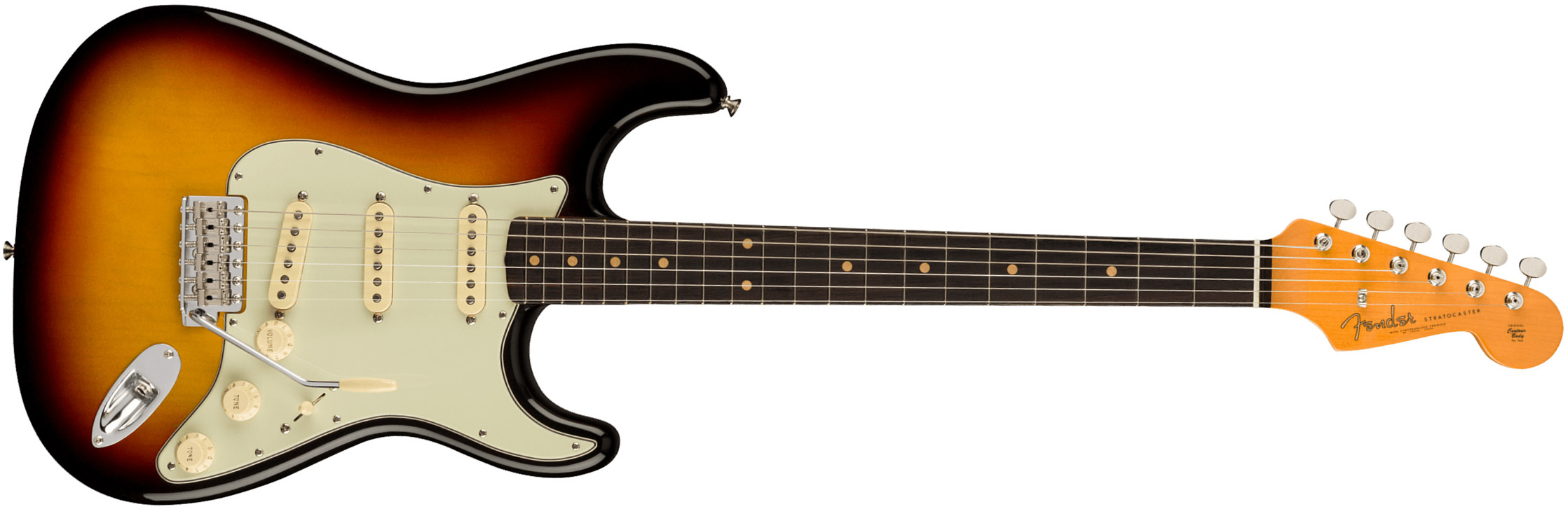 Fender Strat 1961 American Vintage Ii Usa 3s Trem Rw - 3-color Sunburst - Str shape electric guitar - Main picture