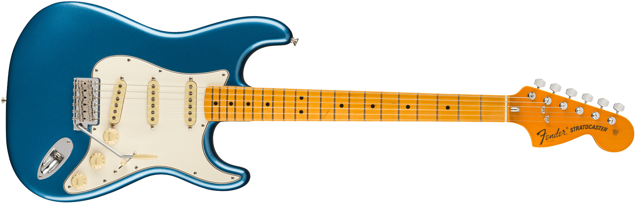 Fender Strat 1973 American Vintage Ii Usa 3s Trem Mn - Lake Placid Blue - Str shape electric guitar - Main picture