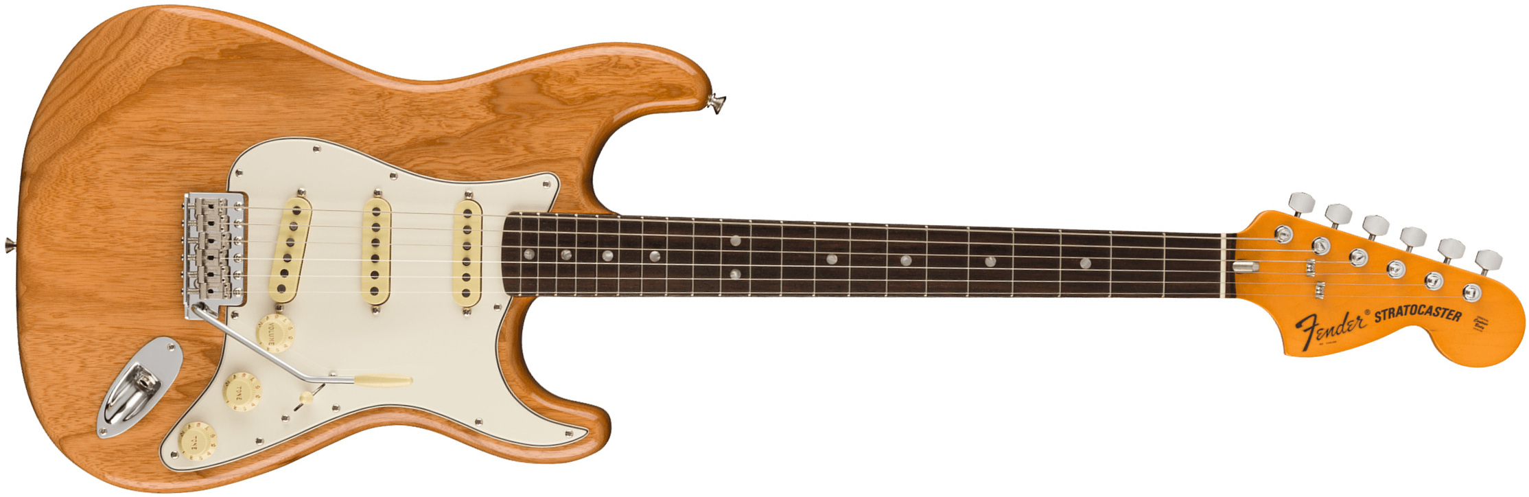 Fender Strat 1973 American Vintage Ii Usa 3s Trem Rw - Aged Natural - Str shape electric guitar - Main picture