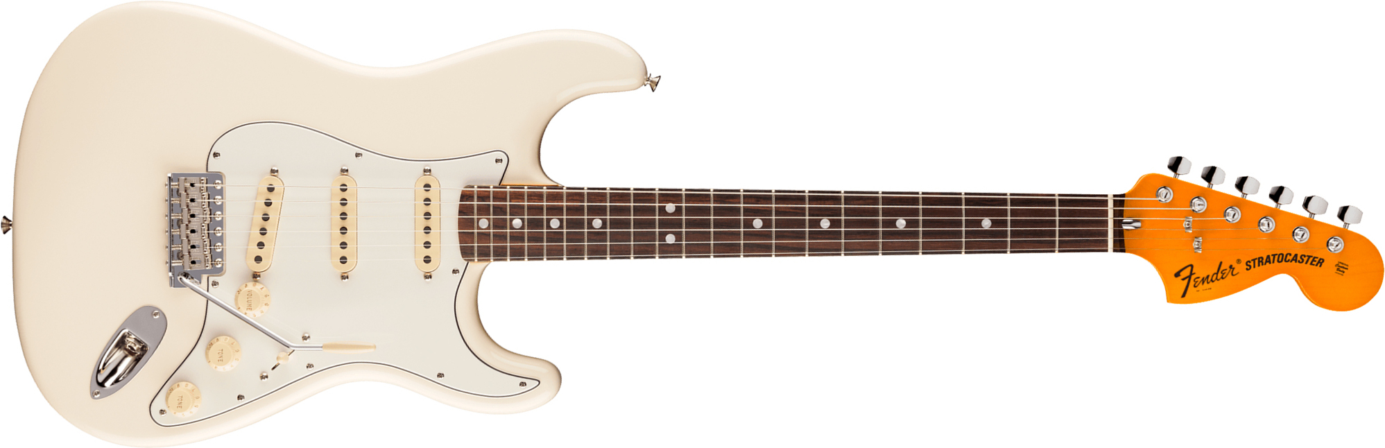 Fender Strat 1973 American Vintage Ii Usa 3s Trem Rw - Olympic White - Str shape electric guitar - Main picture