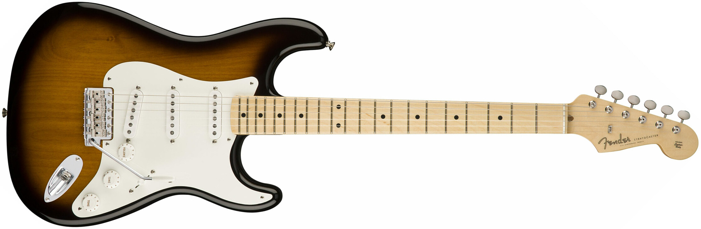 Fender Strat '50s American Original Usa Sss Mn - 2-color Sunburst - Str shape electric guitar - Main picture
