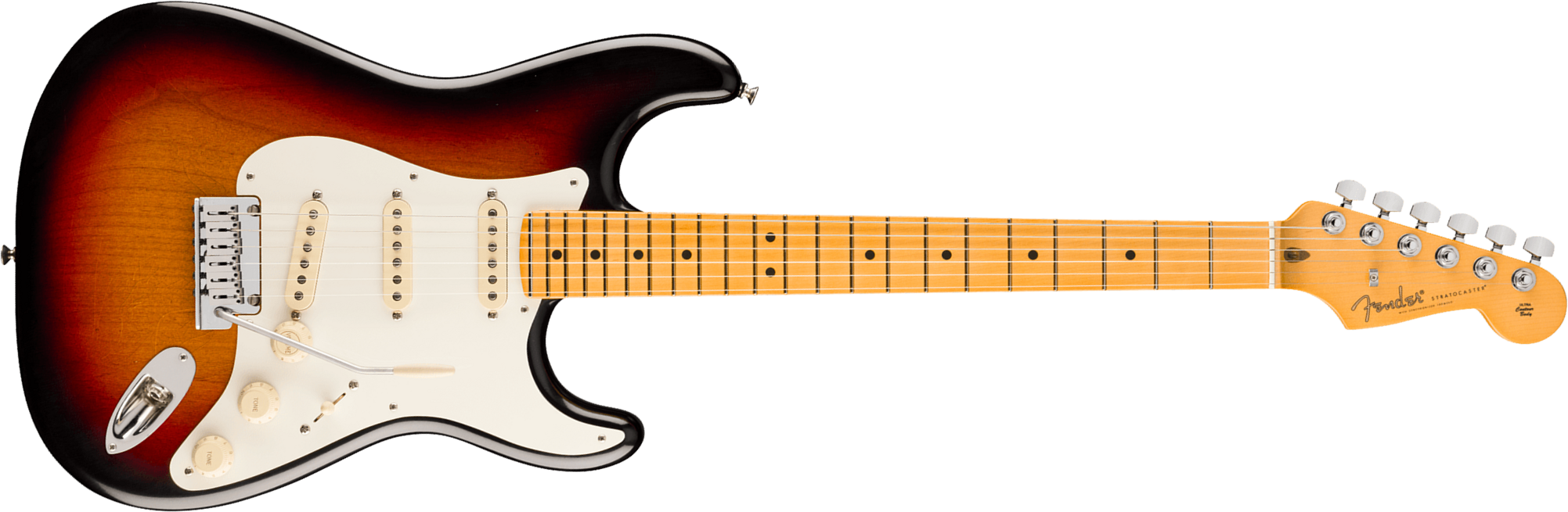 Fender Strat 50s American Ultra Luxe Usa 3s Trem Mn - 3-color Sunburst - Str shape electric guitar - Main picture