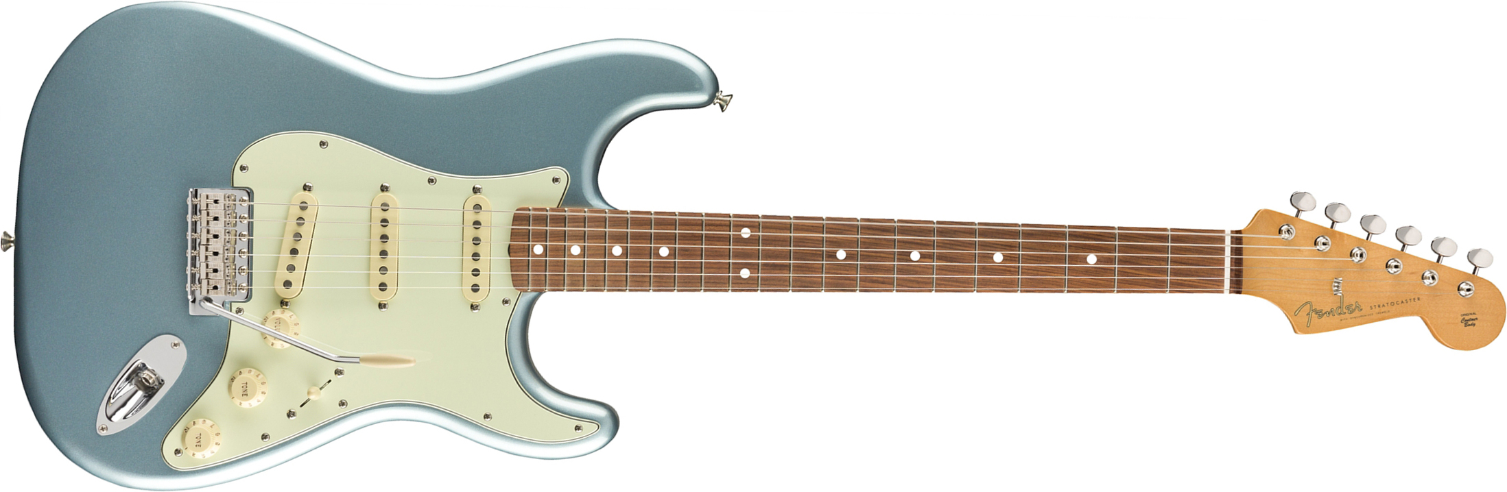 Fender Strat 60s Vintera Vintage Mex Pf - Ice Blue Metallic - Str shape electric guitar - Main picture