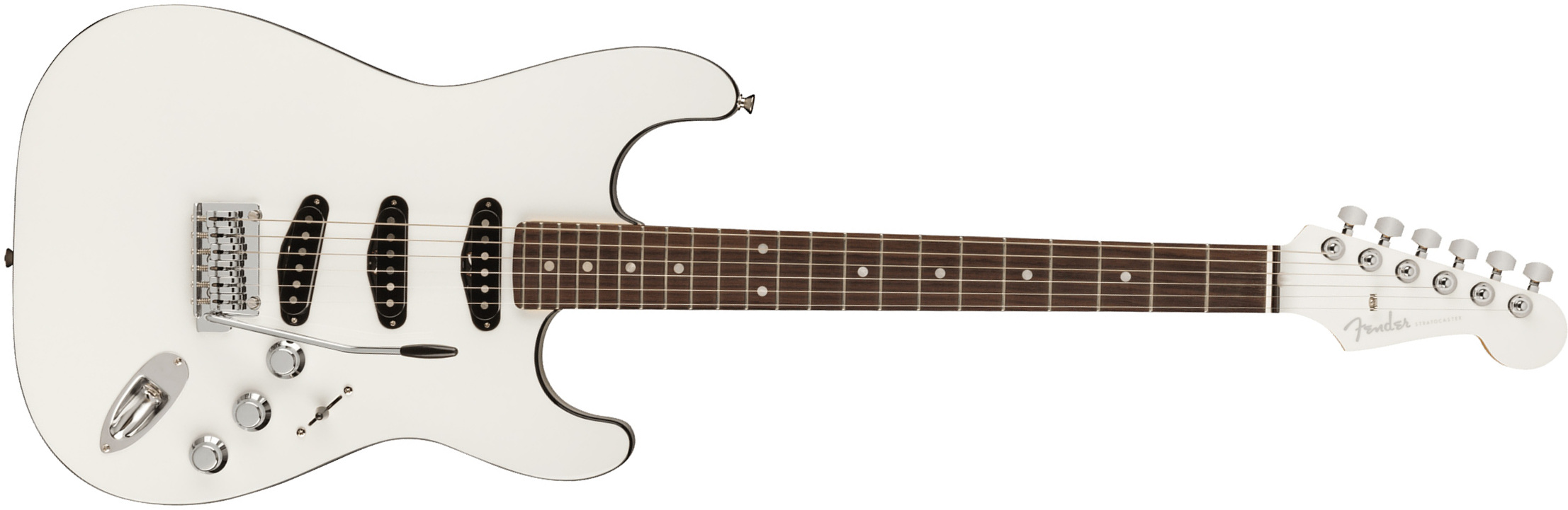 Fender Strat Aerodyne Special Jap 3s Trem Rw - Bright White - Str shape electric guitar - Main picture