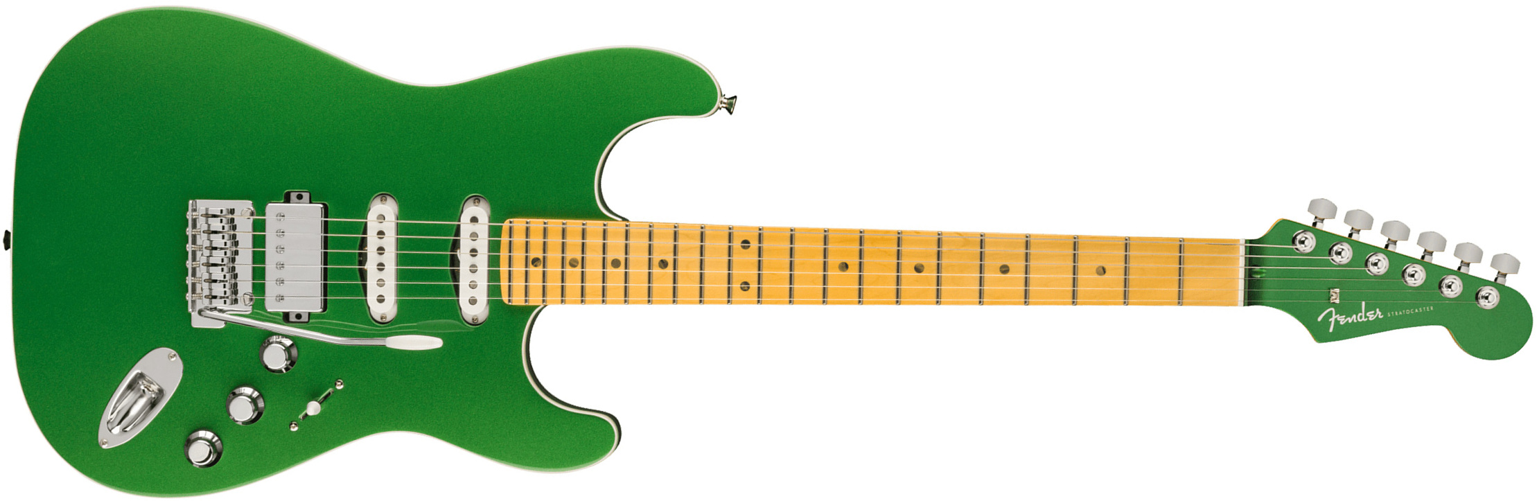 Fender Strat Aerodyne Special Jap Trem Hss Mn - Speed Green Metallic - Str shape electric guitar - Main picture
