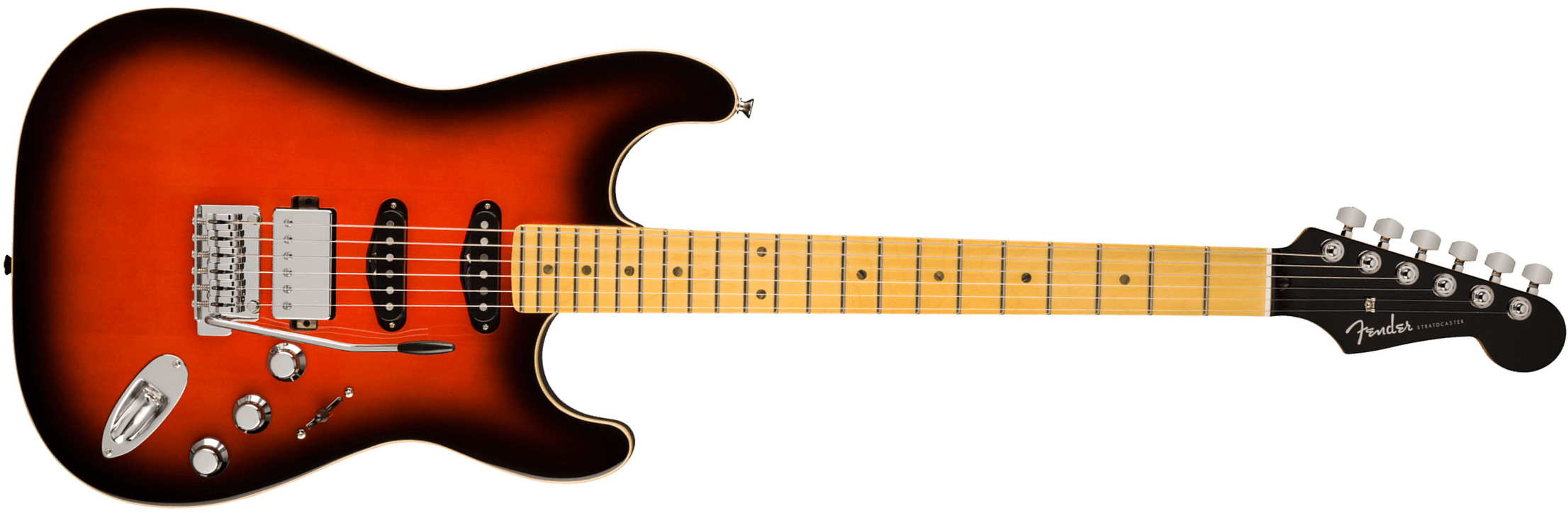 Fender Strat Aerodyne Special Jap Trem Hss Mn - Hot Rod Burst - Str shape electric guitar - Main picture