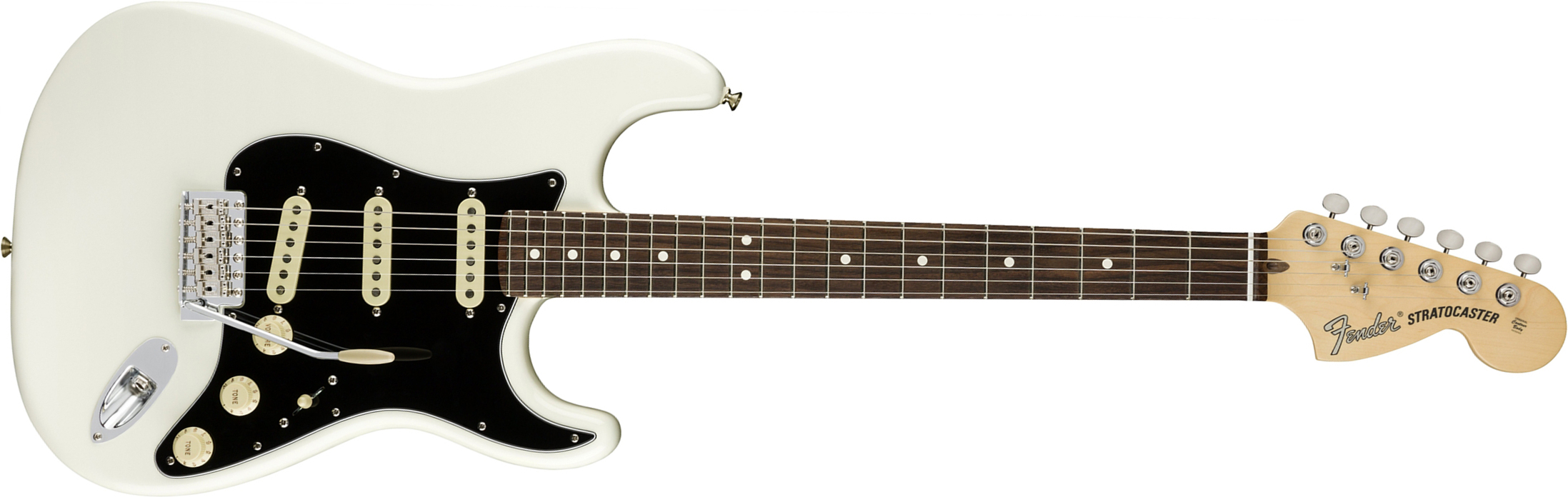 Fender Strat American Performer Usa Sss Rw - Arctic White - Str shape electric guitar - Main picture