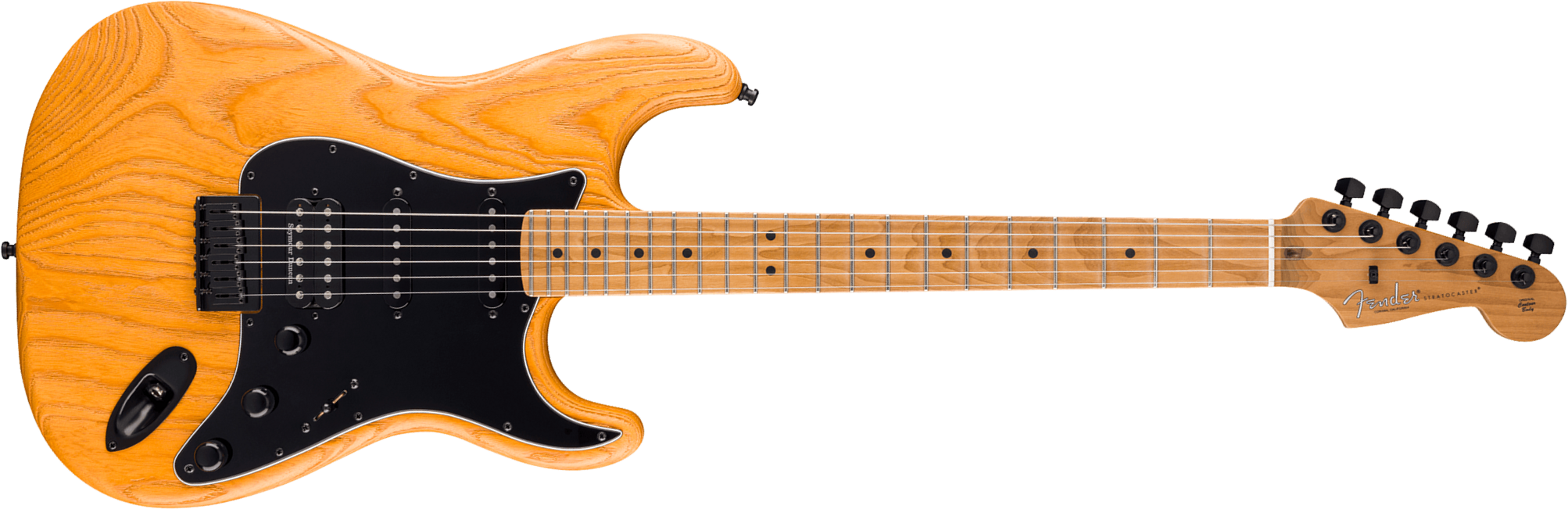 Fender Strat American Pro Ii Hss Ht Ltd Usa Seymour Duncan Ht Eb - Aged Natural - Str shape electric guitar - Main picture