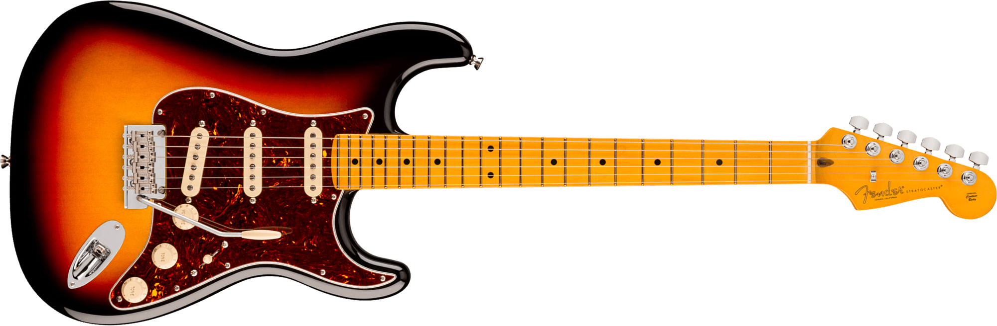 Fender Strat American Pro. Usa  3s Trem Mn - 3-color Sunburst - Str shape electric guitar - Main picture