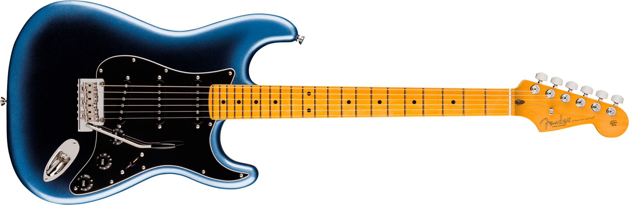 Fender Strat American Pro. Usa  3s Trem Mn - Dark Night - Str shape electric guitar - Main picture